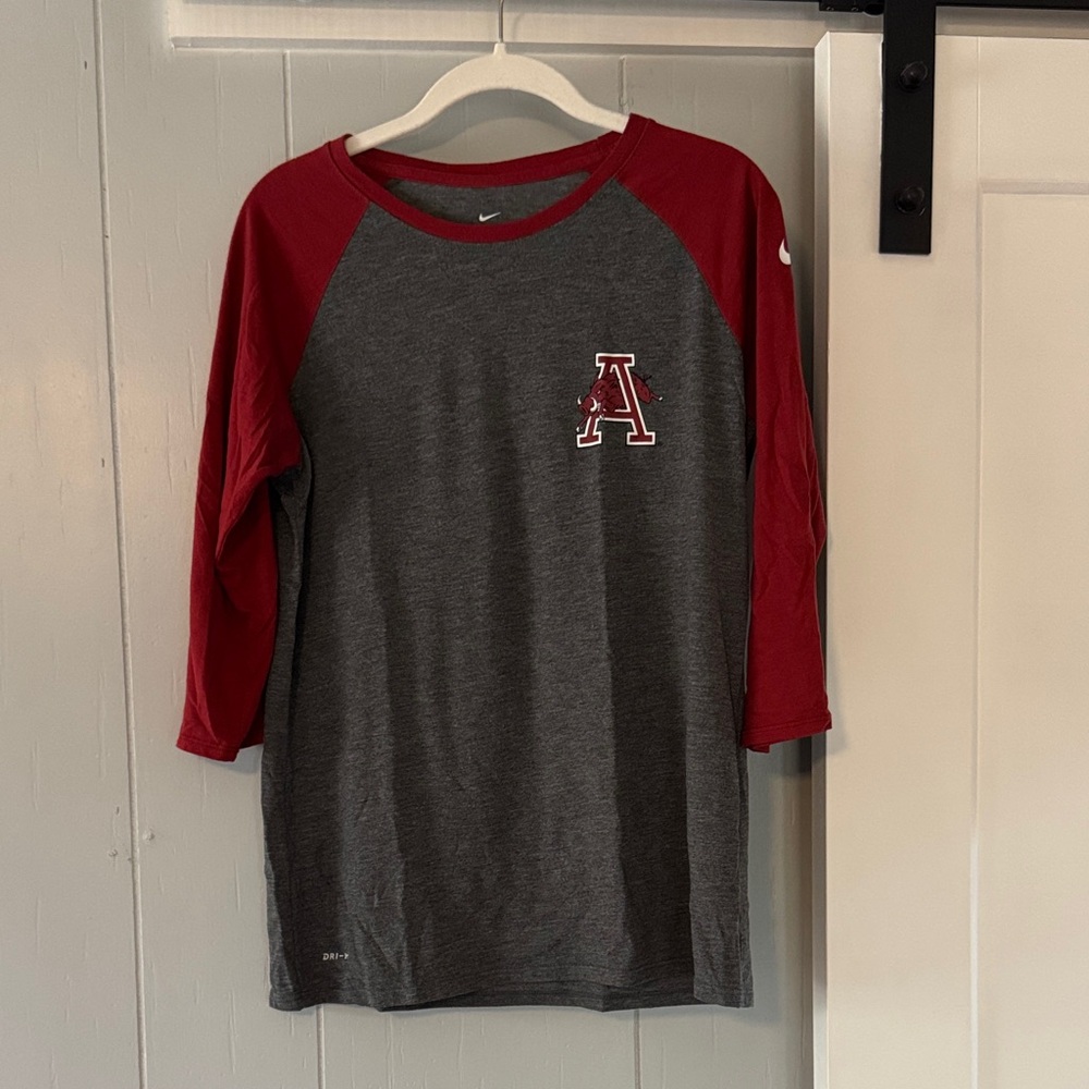 Arkansas Razorbacks Vintage Style Baseball Tee